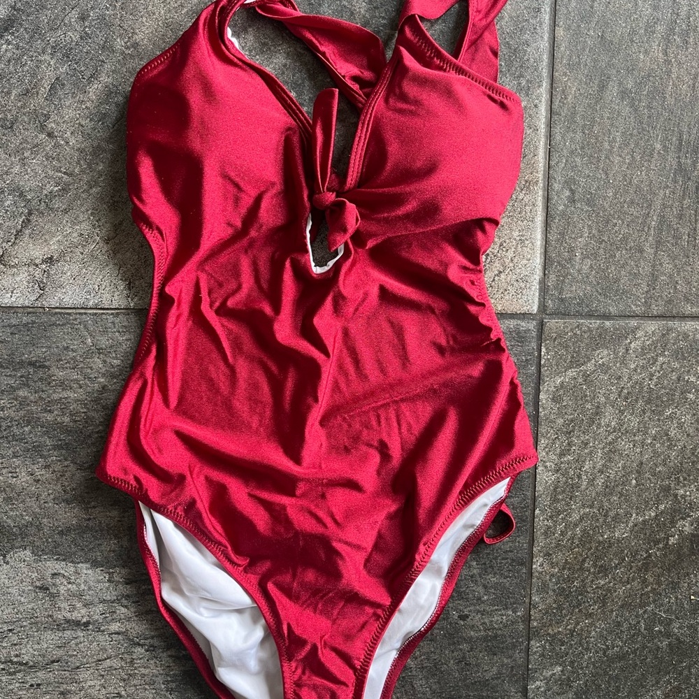New with Tags Red Cupshe One Piece Swimsuit